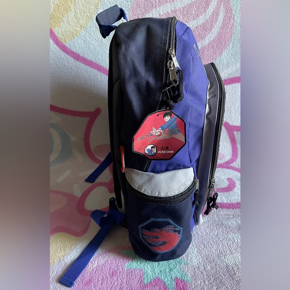 RARE Jackie Chan Adventures Cartoon Backpack New w/ Tag 2002 (See Photos) HTF - Picture 12 of 16